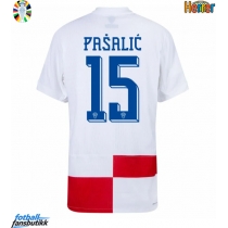 Kroatia Mario Pasalic #15 Hjemmedrakt EM 2024 Kortermet